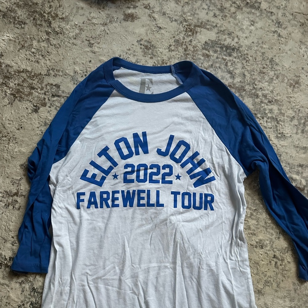 2022 Elton John Tour Shirt (Baseball Style)